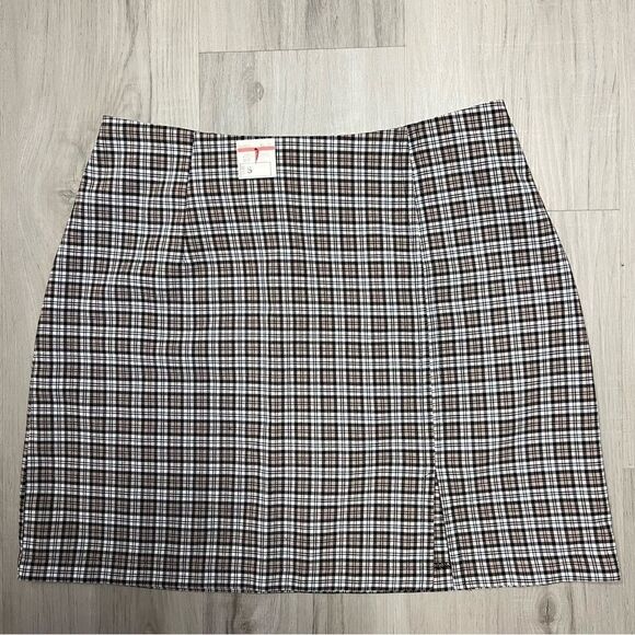 Pandora Casuals Dresses & Skirts - Pandora Casuals miniskirt brown plaid cottagecore academia tag szS inner tag L